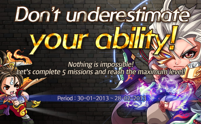 Don’t underestimate your ability!